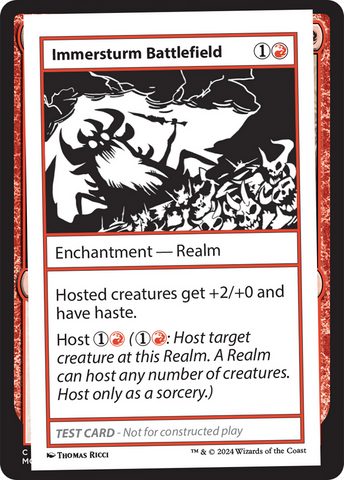 {C} Immersturm Battlefield [Mystery Booster 2 Playtest Cards][MB2 PLAYTEST]