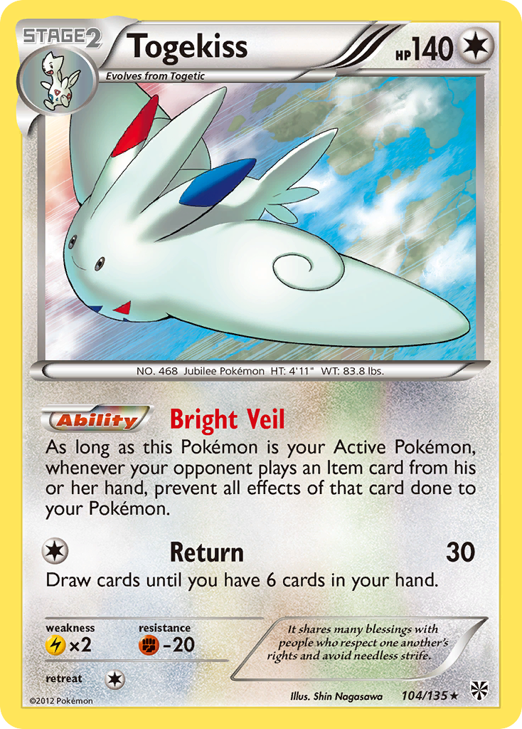 [PKM-R] Togekiss (104/135) [Black & White: Plasma Storm]