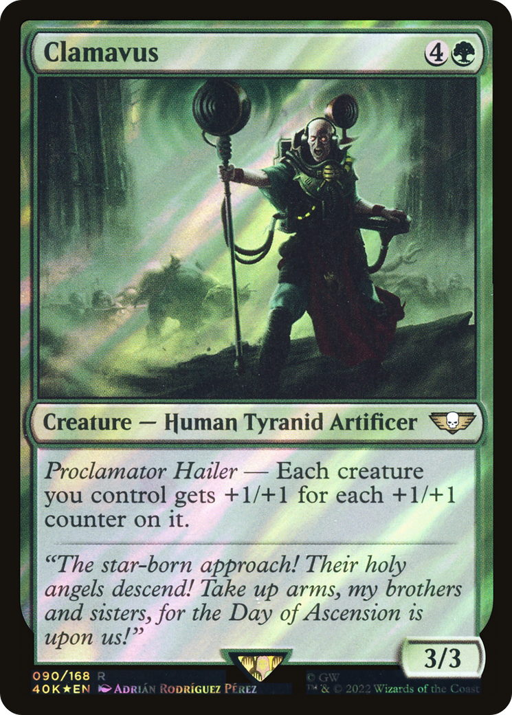 {R} Clamavus (Surge Foil) [Universes Beyond: Warhammer 40,000][SF 40K 090]