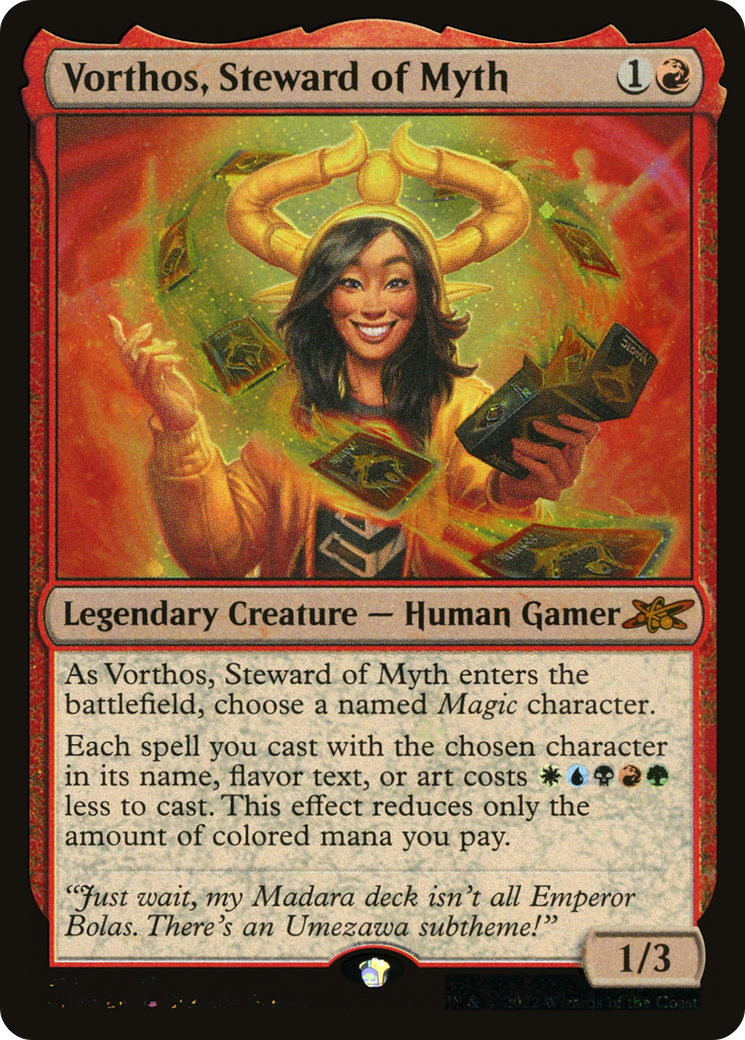 {R} Vorthos, Steward of Myth (Galaxy Foil) [Unfinity][UNF 412]