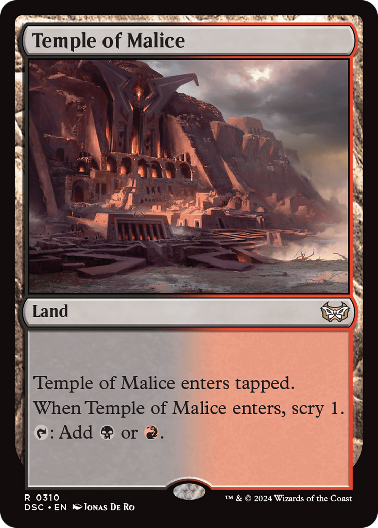 {R} Temple of Malice [Duskmourn: House of Horror Commander][DSC 310]