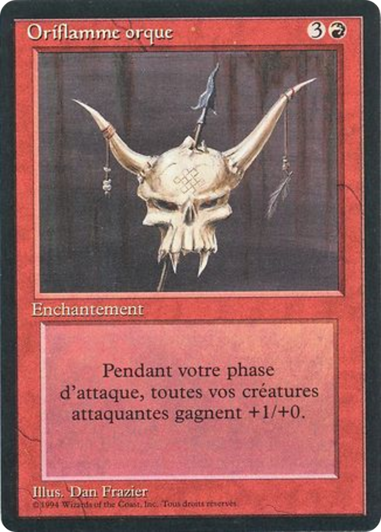 {F} Orcish Oriflamme [Foreign Black Border][FBB 3ED 169]