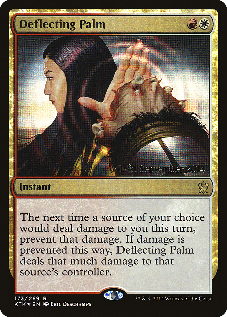 {R} Deflecting Palm [Khans of Tarkir Prerelease Promos][PR KTK 173] - Misty Mountain Games