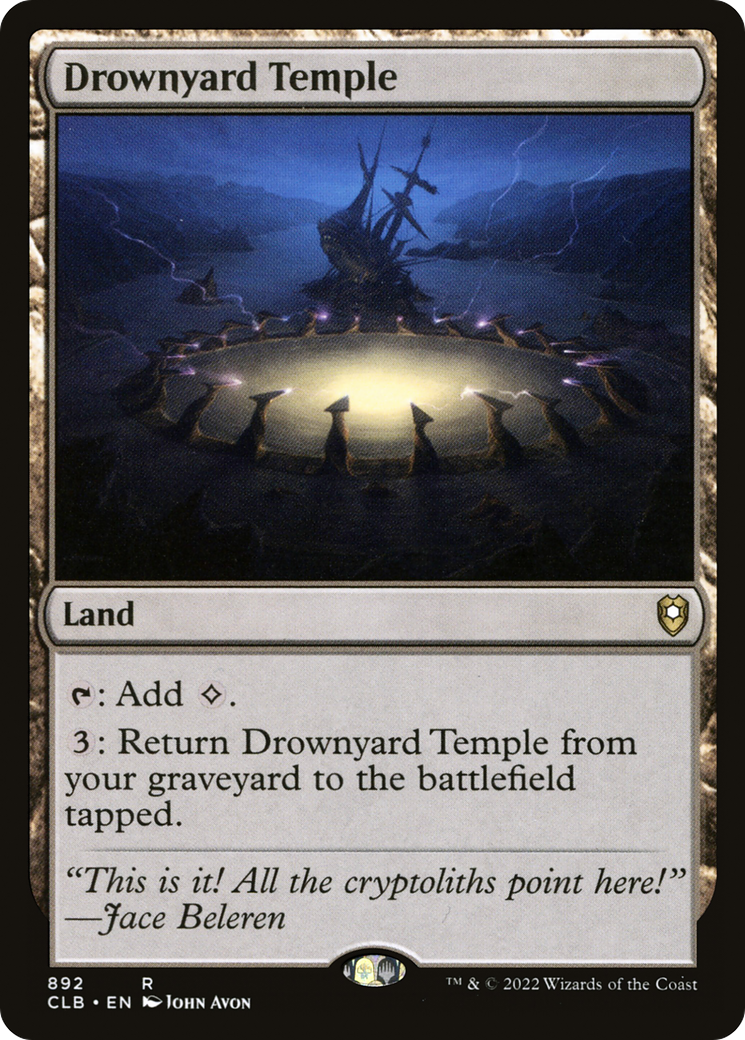 {R} Drownyard Temple [Commander Legends: Battle for Baldur's Gate][CLB 892]