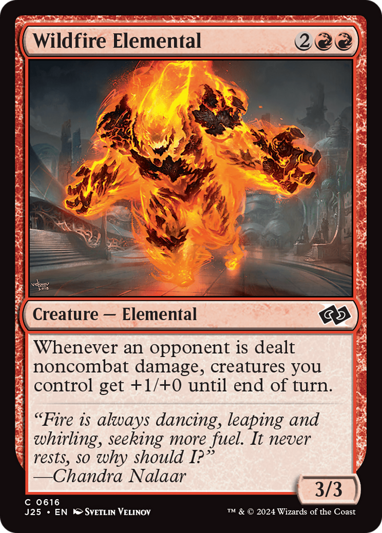 {C} Wildfire Elemental [Foundations Jumpstart][J25 616]