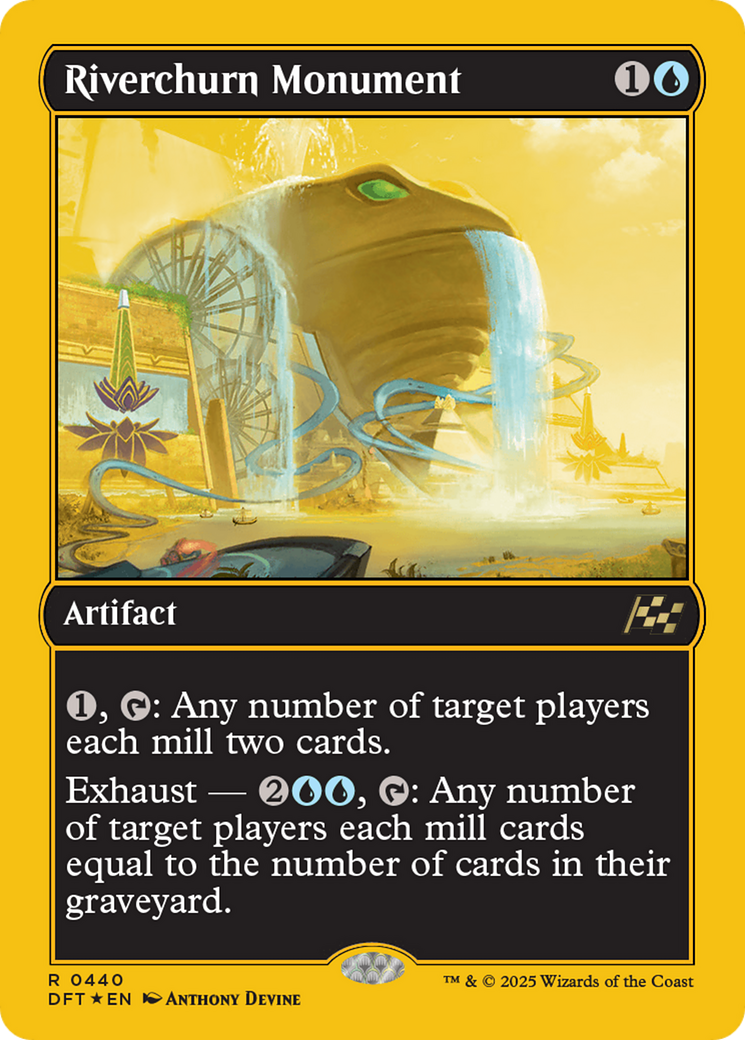 {@R} Riverchurn Monument (First-Place Foil) [Aetherdrift][DFT 440]