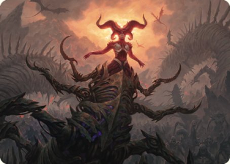 {A} Sheoldred, the Apocalypse Art Card [Dominaria United Art Series][ADMU 026]