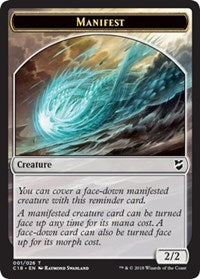{T} Manifest // Angel Double-sided Token [Commander 2018 Tokens][TC18 001]