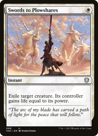 {C} Swords to Plowshares [Innistrad: Crimson Vow Commander][VOC 099]