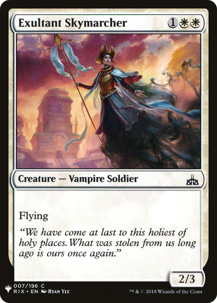 {C} Exultant Skymarcher [Mystery Booster][LS RIX 007]