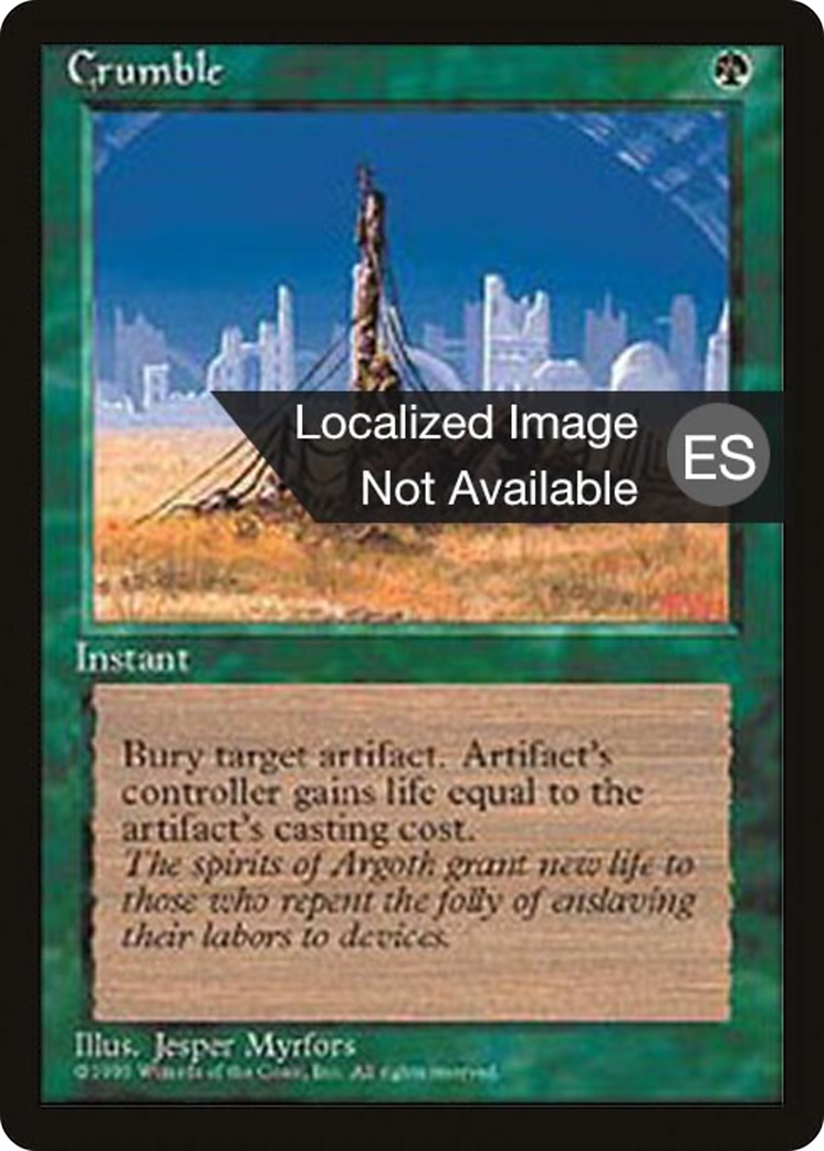 {F} Crumble [Fourth Edition (Foreign Black Border)][FBB 4ED 239]