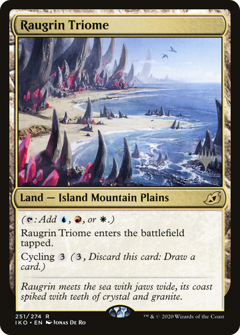 {R} Raugrin Triome (Promo Pack) [Ikoria: Lair of Behemoths Promos][PP IKO 251]