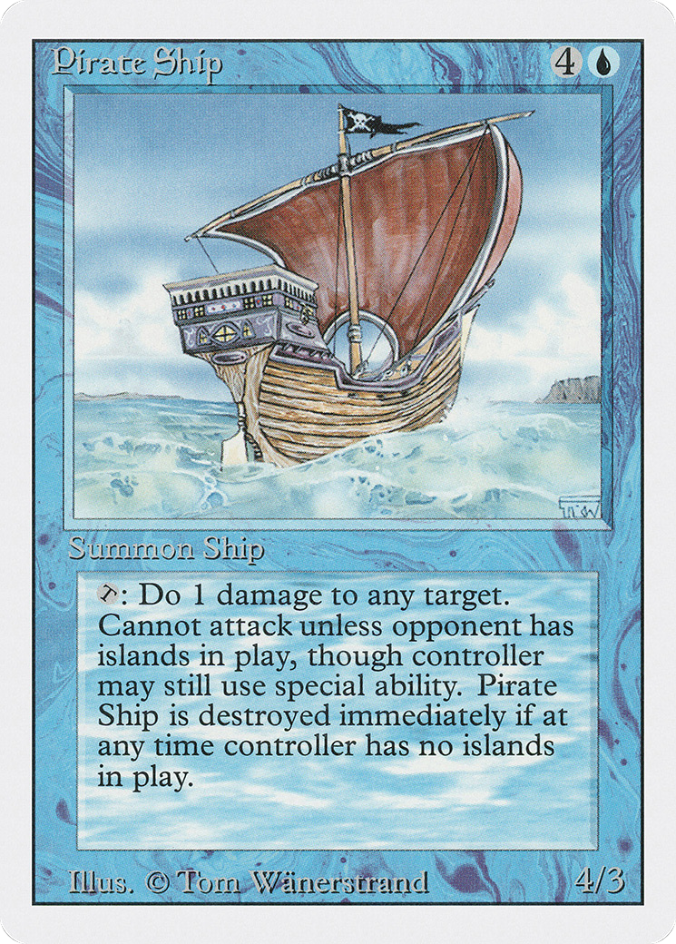 {R} Pirate Ship [Revised Edition][3ED 072] - Misty Mountain Games