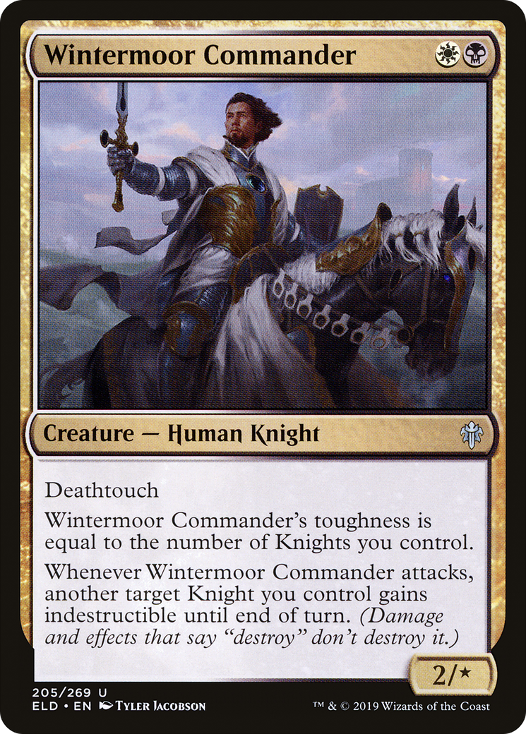 {C} Wintermoor Commander [Throne of Eldraine][ELD 205]