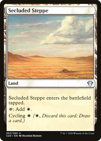 {C} Secluded Steppe [Commander 2020][C20 307]
