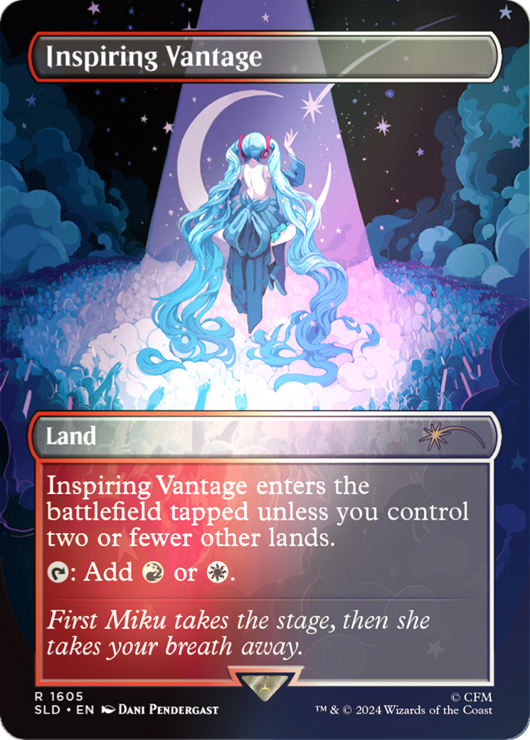 {R} Inspiring Vantage (1605) (Rainbow Foil) [Secret Lair Drop Series][RBF SLD 1605]