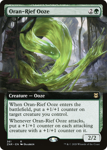 {R} Oran-Rief Ooze (Extended Art) [Zendikar Rising][ZNR 361]