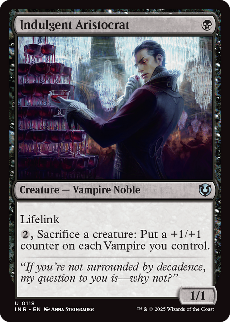 {C} Indulgent Aristocrat [Innistrad Remastered][INR 118]