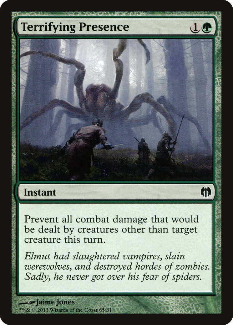 {C} Terrifying Presence [Duel Decks: Heroes vs. Monsters][DDL 065]