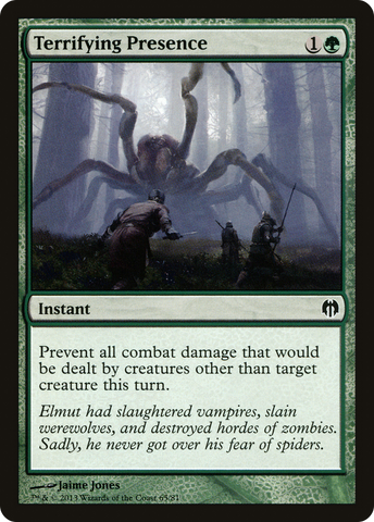 {C} Terrifying Presence [Duel Decks: Heroes vs. Monsters][DDL 065]