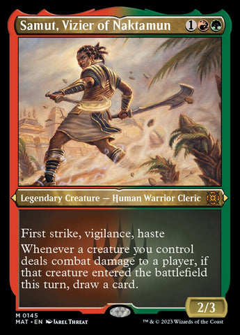 {R} Samut, Vizier of Naktamun (Foil Etched) [March of the Machine: The Aftermath][MAT 145]