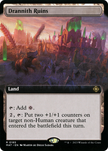 {R} Drannith Ruins (Extended Art) [March of the Machine: The Aftermath][MAT 185]