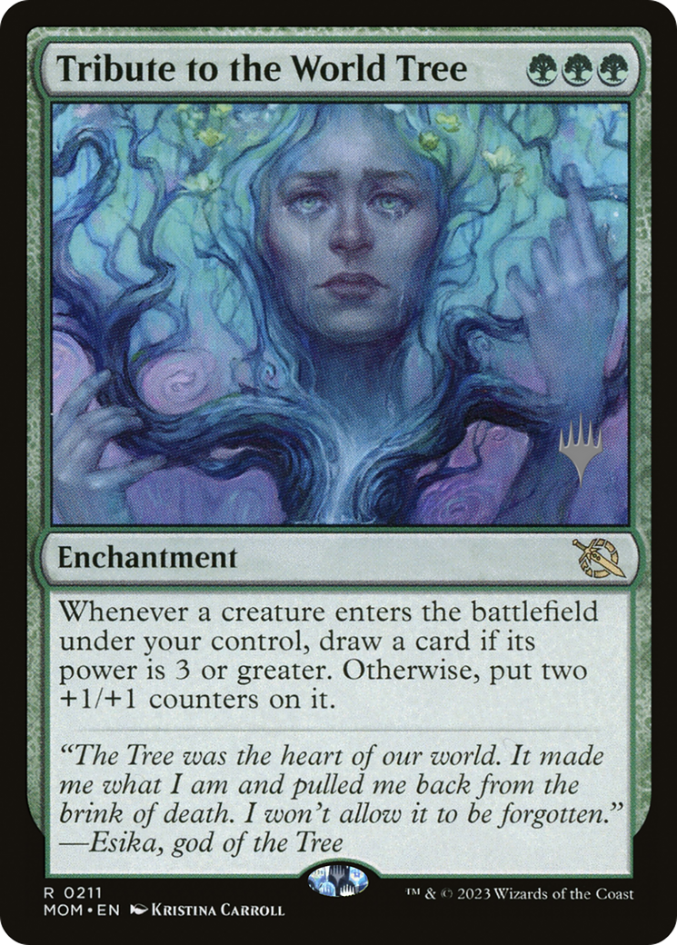 {R} Tribute to the World Tree (Promo Pack) [March of the Machine Promos][PP MOM 211]