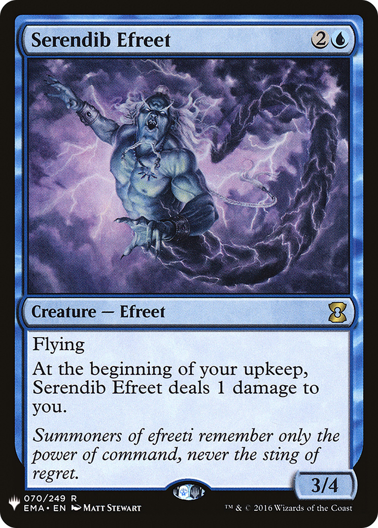 {R} Serendib Efreet [Mystery Booster][LS EMA 070]