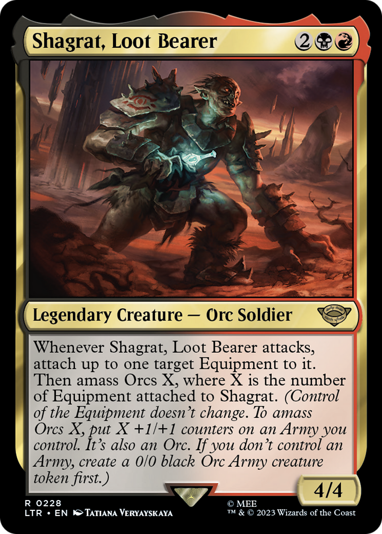 {R} Shagrat, Loot Bearer [The Lord of the Rings: Tales of Middle-Earth][LTR 228]