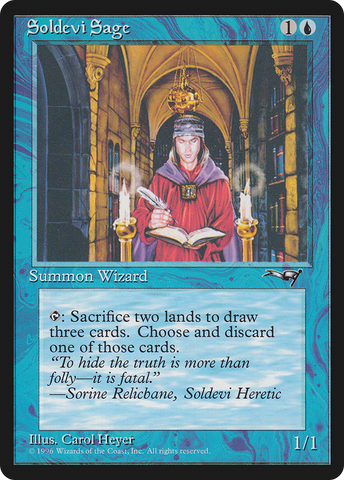 {C} Soldevi Sage (Sitting) [Alliances][ALL 34A]