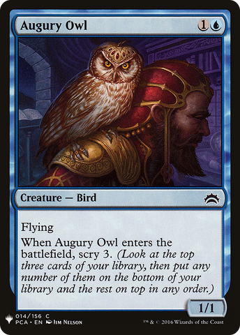 {C} Augury Owl [Mystery Booster][LS PCA 014]