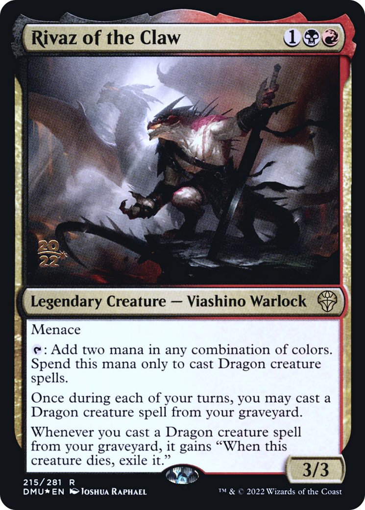 {R} Rivaz of the Claw [Dominaria United Prerelease Promos][PR DMU 215]