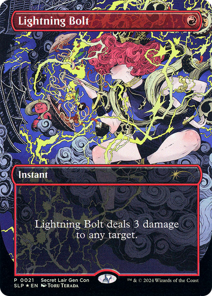 {R} Lightning Bolt [Secret Lair Showdown][SLP 021]