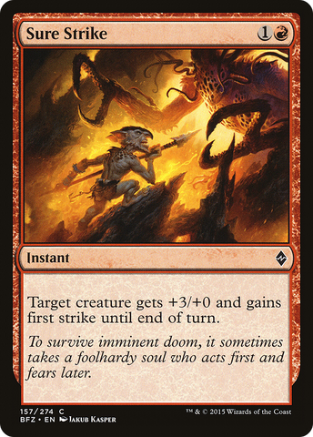 {C} Sure Strike [Battle for Zendikar][BFZ 157]