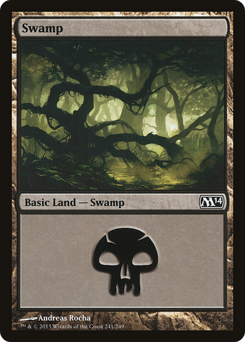 {B}[M14 241] Swamp (241) [Magic 2014]