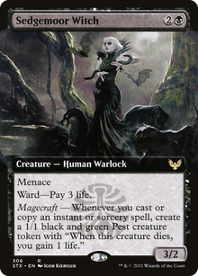 {R} Sedgemoor Witch (Extended Art) [Strixhaven: School of Mages][STX 306] - Misty Mountain Games