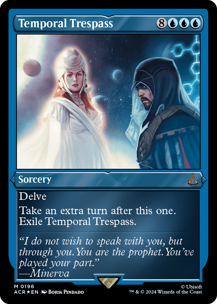 {R} Temporal Trespass (Foil Etched) [Assassin's Creed][ACR 196]