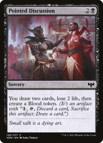 {C} Pointed Discussion [Innistrad: Crimson Vow][VOW 126]