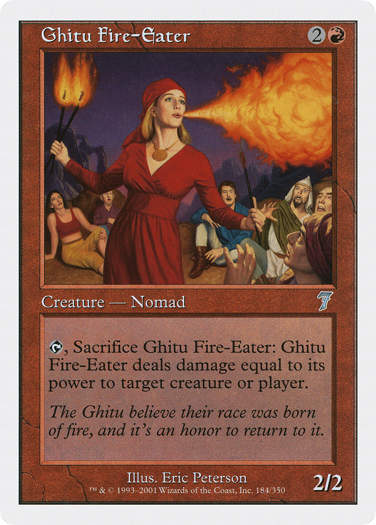 {C} Ghitu Fire-Eater [Seventh Edition][7ED 184]