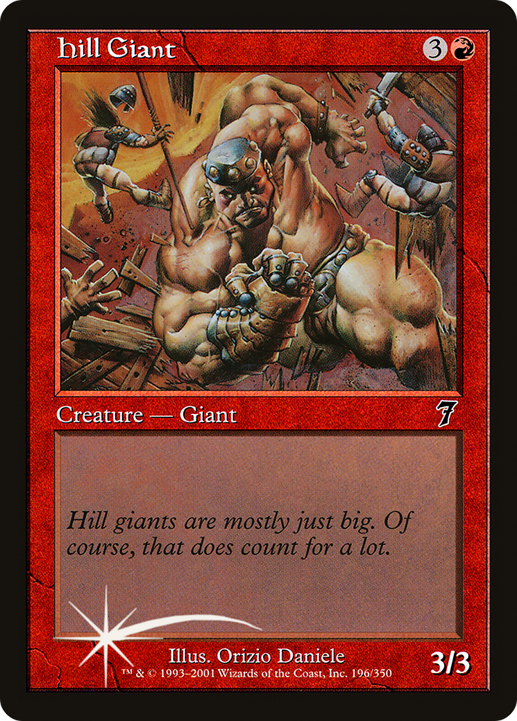 {C} Hill Giant [Seventh Edition][7ED 196]