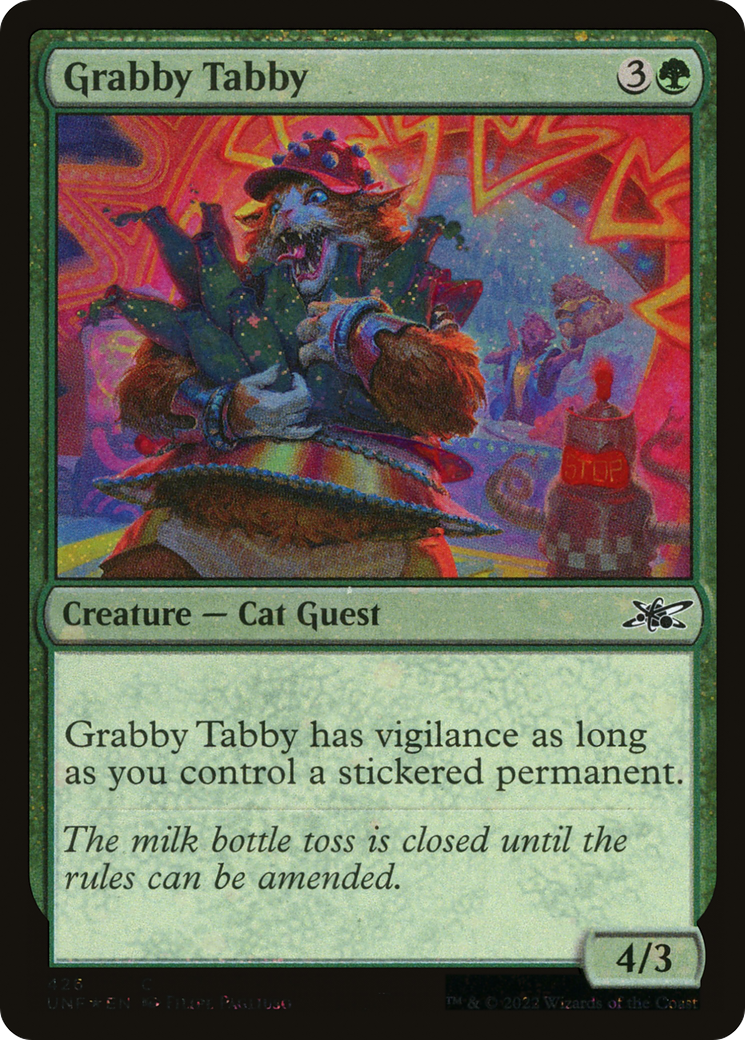 {C} Grabby Tabby (Galaxy Foil) [Unfinity][UNF 426]
