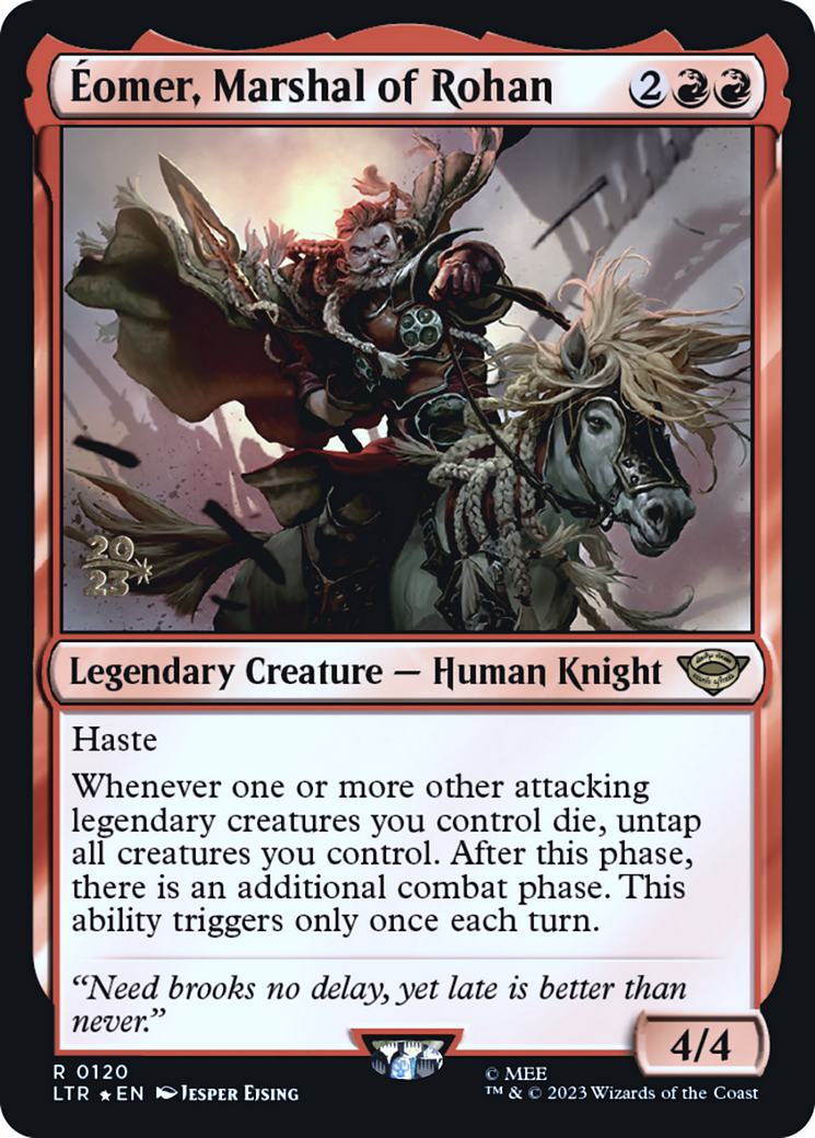{R} Eomer, Marshal of Rohan [The Lord of the Rings: Tales of Middle-Earth Prerelease Promos][PR LTR 120]