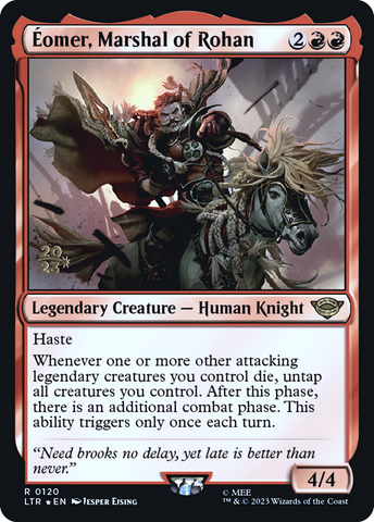 {R} Eomer, Marshal of Rohan [The Lord of the Rings: Tales of Middle-Earth Prerelease Promos][PR LTR 120]