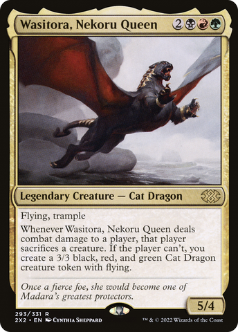 {R} Wasitora, Nekoru Queen [Double Masters 2022][2X2 293]