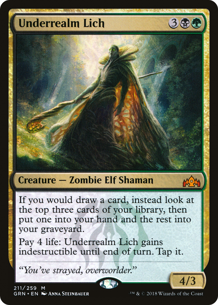 {R} Underrealm Lich [Guilds of Ravnica][GRN 211] - Misty Mountain Games
