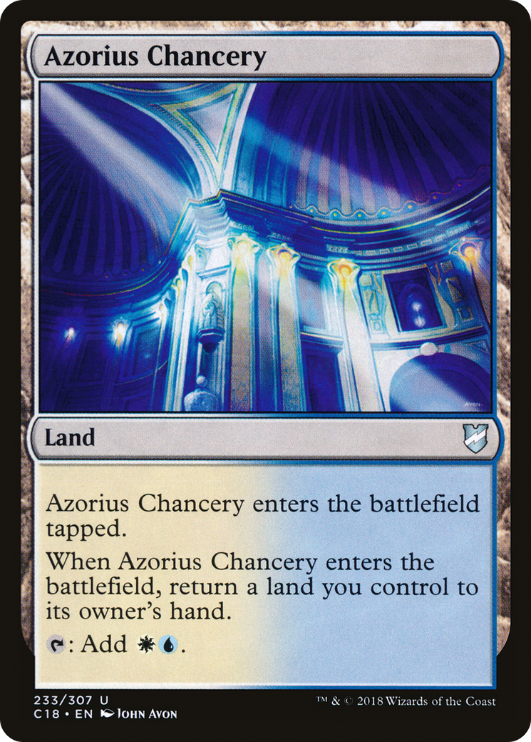 {C} Azorius Chancery [Commander 2018][C18 233]