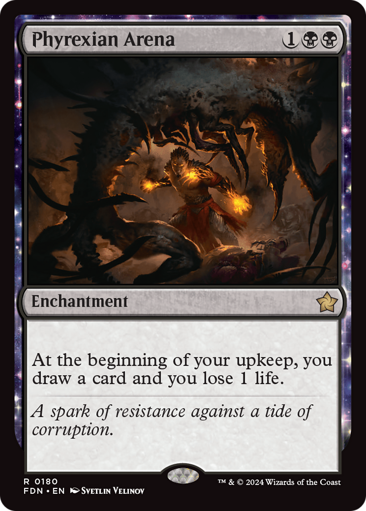{@R} Phyrexian Arena [Foundations][FDN 180]