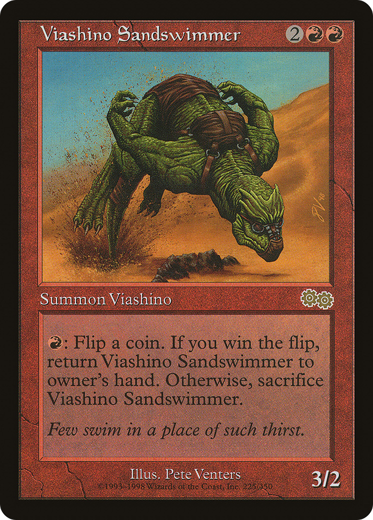 {R} Viashino Sandswimmer [Urza's Saga][USG 225] - Misty Mountain Games