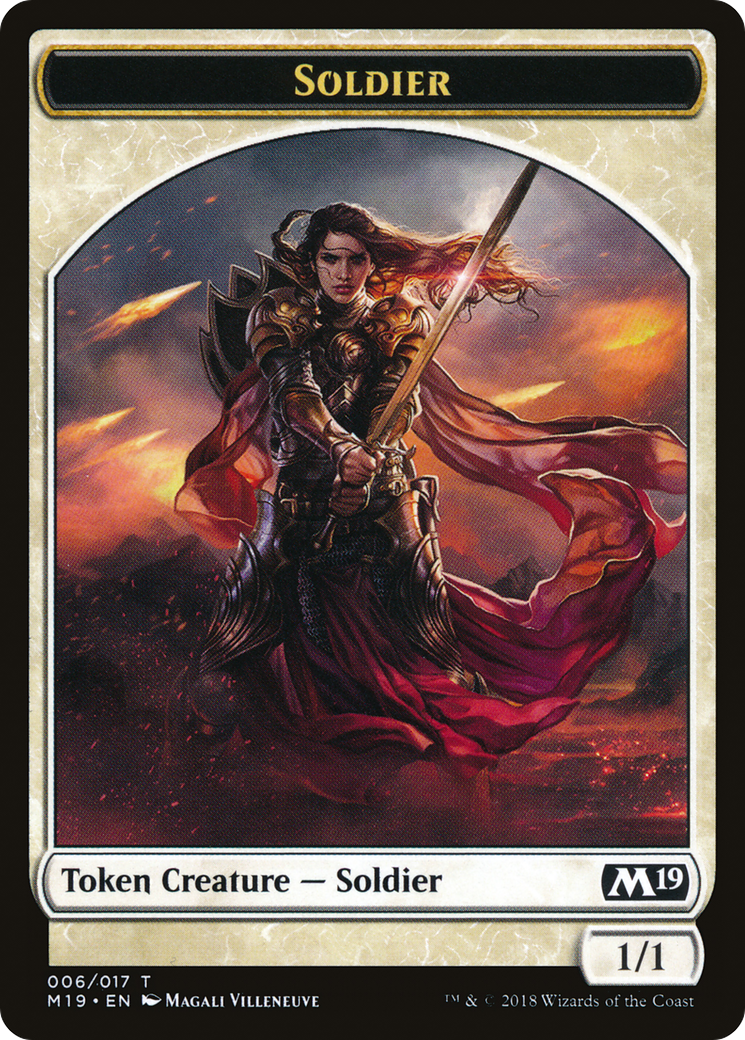 {T} Soldier Token [Core Set 2019 Tokens][TM19 006]