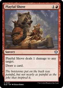 {@C} Playful Shove [Bloomburrow][BLB 145]